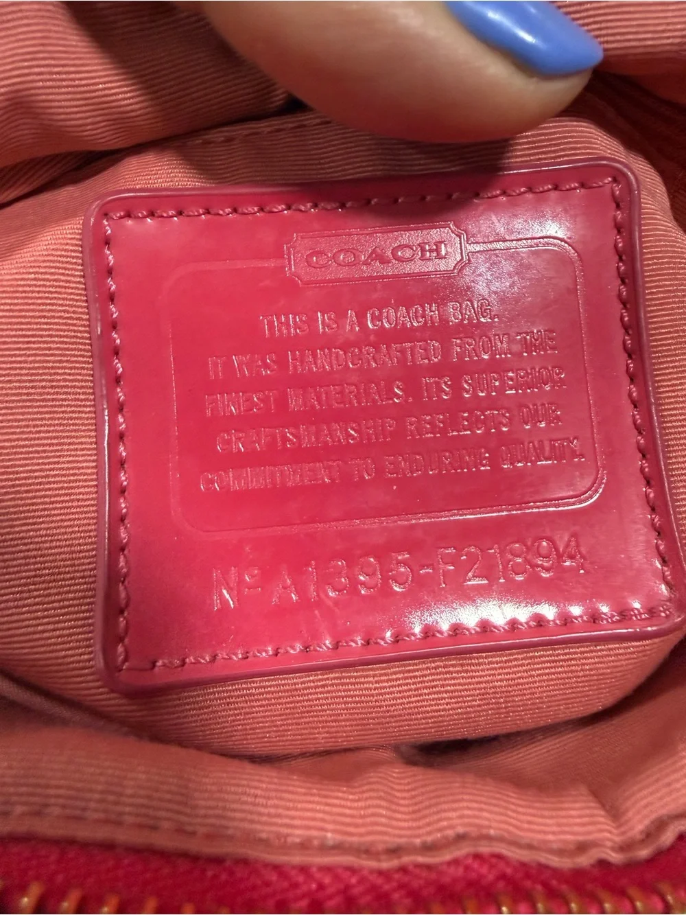 Coach Multicolor Signature Tote with Pink Trim and Handles